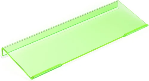 Vista 7 de Richboom - Soporte para teclado de computadora de acrílico transparente, inclinado, para escritura ergonómica fácil, versión mejorada, soporte