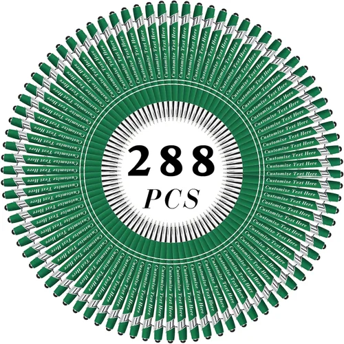Vista 32 de Bolígrafos personalizados a granel con punta de lápiz capacitivo, 12 bolígrafos personalizados con logotipo de mensaje con nombre, bolígrafos