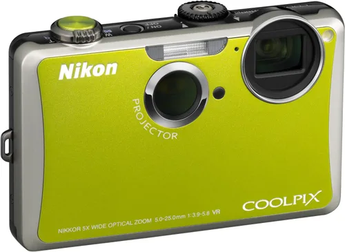 Vista 4 de Nikon Coolpix S1100pj - Cámara digital de 14 MP con zoom de reducción de vibración óptica de gran angular (VR) y LCD de 3 pulgadas y proyector Verde