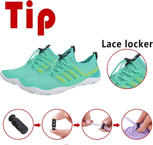 Vista 5 de Wyhan - Zapatos de agua para hombre y mujer secado rápido calcetines acuáticos zapatos de buceo para playa natación surf piscina yoga viajes al aire