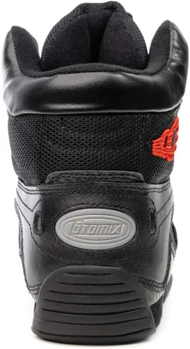 Vista 2 de Otomix Carbonite Ultimate Trainer - Zapatos de levantamiento de pesas para hombre, Cuero negro