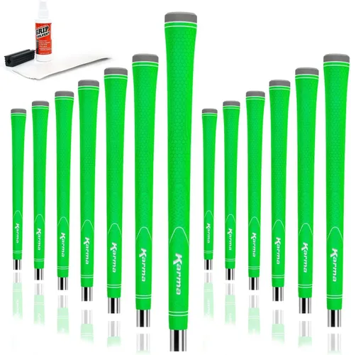 Vista 13 de Karma Neion II - Juego de agarres de golf de repuesto, de goma antideslizante de colores vibrantes para hombres y mujeres, elige individual, 9, 13