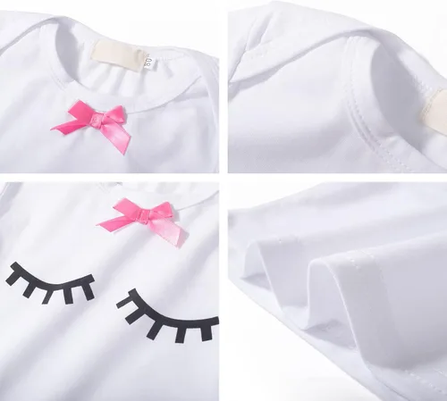 Vista 4 de Yilaku Baby Girl Clothes Baby Layette Set Newborn Baby Girl Gift Newborn Outfits for 3-24 Months