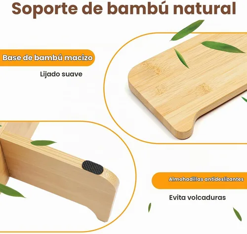 Vista 5 de PETTOM Alimentador lento Cat Bowl de cerámica elevada con soporte de bambú espina de pescado