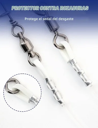 Vista 4 de BLUEWING Fishing Deep Drop Rigs with 2/0-15/0 Stainless Steel Hooks and 250lb/300lb Mono Line