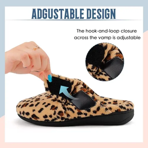 Vista 3 de BCSTUDIO Pantuflas ortopédicas relajantes para mujer con soporte de arco