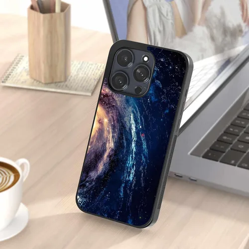 Vista 5 de Space Nebula - Fundas de silicona para iPhone 11, 12, 13, 14, 15, 16, Pro Max, Mini, X, Xr, para Samsung Note 10, 20, S21, S22, S23, S24, S25, Ultra