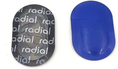 Vista 5 de 100 piezas XTMC V-1100 Parche radial ovalado pequeño universal de reparación de neumáticos parche frío para coche de pasajeros 1 3/8 pulgadas x 2
