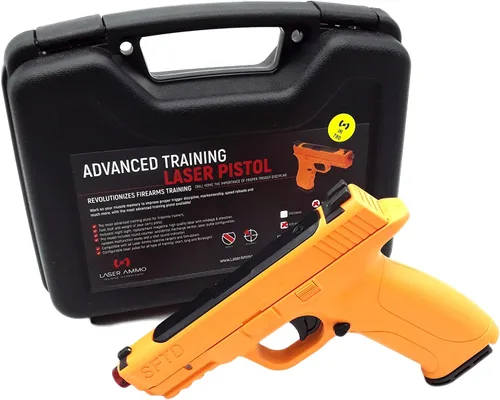 Vista 9 de Pistola de entrenamiento láser avanzada con láser de entrenamiento rojo o invisible (Clase I, 3.5 mW) Elija la opción a continuación - Pistola