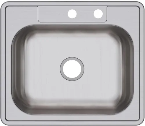 Vista 30 de Elkay D11515 Dayton Fregadero de Cocina de Acero Inoxidable de 15" con Instalación Empotrada de Una Sola Cubeta - 1 Orificio para Grifo