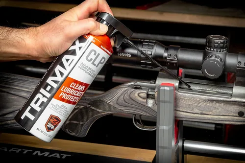 Vista 7 de Real Avid Tri-Max - Aceite de limpieza de pistola CLP de 12 onzas, spray limpiador de pistolas de larga duración con boquilla de dos posiciones