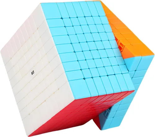 Vista 3 de Bukefuno QY 10x10 Cubo Puzzle Velocidad Magic Stickerless QY 10x10x10 Cubo 84MM