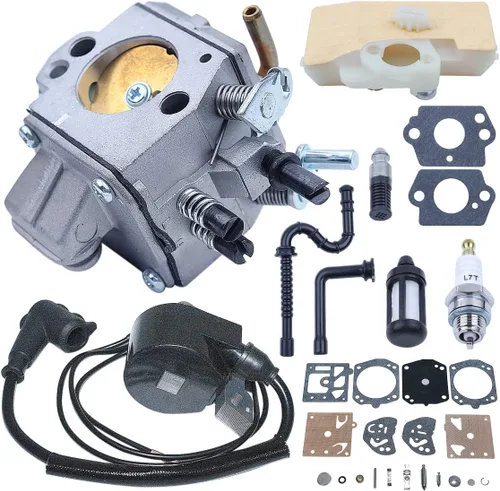 Vista 2 de Bobina de encendido del carburador para motosierra Stihl MS390 029 039 MS290 0000 400 1300, carburador, filtro de aire, filtro de combustible, línea
