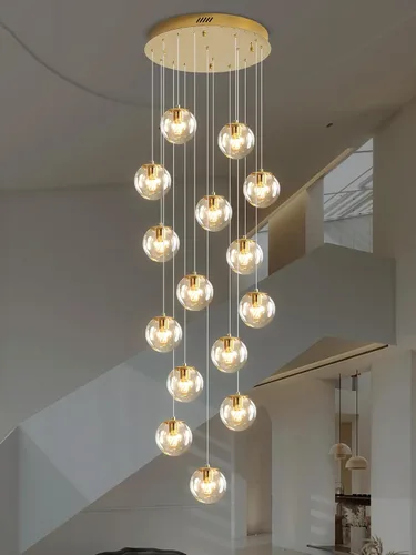 Vista 19 de ykolupty Lámpara colgante negra de 1 luz moderna de globo de vidrio gris ahumado, luces colgantes para isla de cocina, luces colgantes ajustables