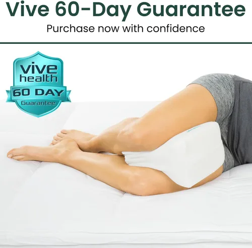 Vista 9 de Xtra-Comfort Rodillera de espuma viscoelástica para personas que duermen de lado, ciática ortopédica, espalda, debajo de la pierna, cadera