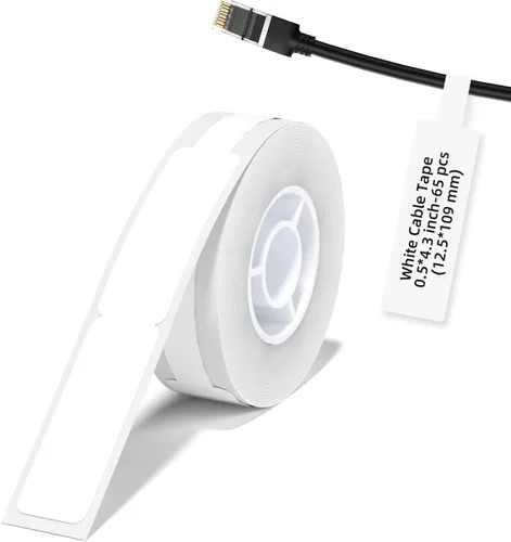 Vista 11 de NIIMBOT Cinta de etiquetadora térmica directa D11 para impresora de inyección de tinta en blanco