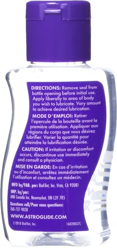 Vista 4 de Astroglide Lubricante compatible con condones a base de agua de 2.5 onzas