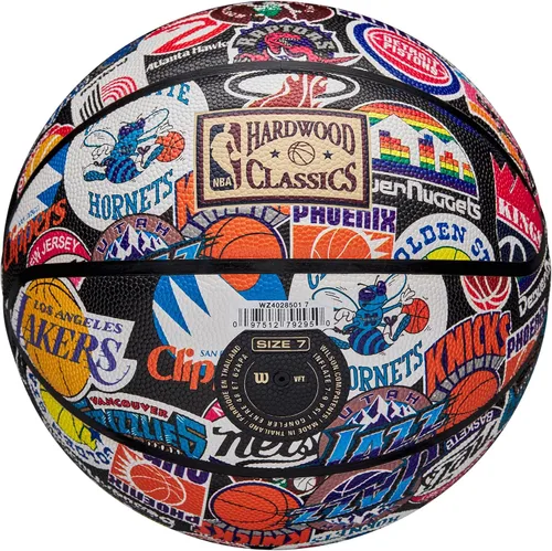 Vista 6 de Wilson NBA All Team Synthetic Leather Rubber 7/3 Indoor Outdoor Basketball