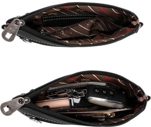 Vista 5 de Montana West Bolso bandolera occidental para mujer bolso de hombro