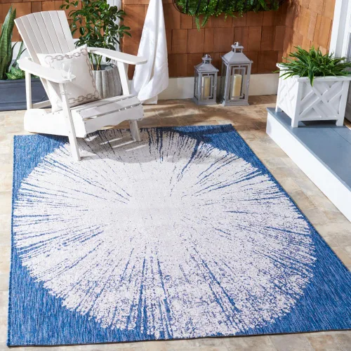 Vista 27 de Safavieh Courtyard Collection CY8893 - Alfombra decorativa para interiores y exteriores, no desprende pelusa, fácil de limpiar, 2 x 3 pies 7 beige