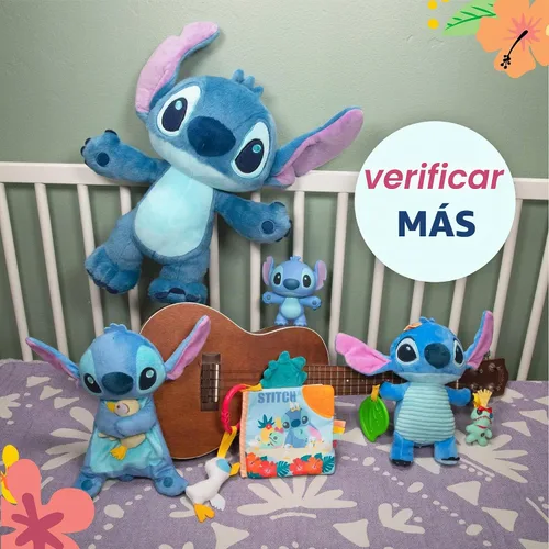 Vista 6 de Kids Preferred Disney Baby Lilo & Stitch Soft Book: libro suave Stitch ON-The-GO, color azul, mediano
