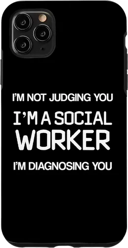 Vista 11 de iPhone 13 Pro Social Work Funda de trabajador social