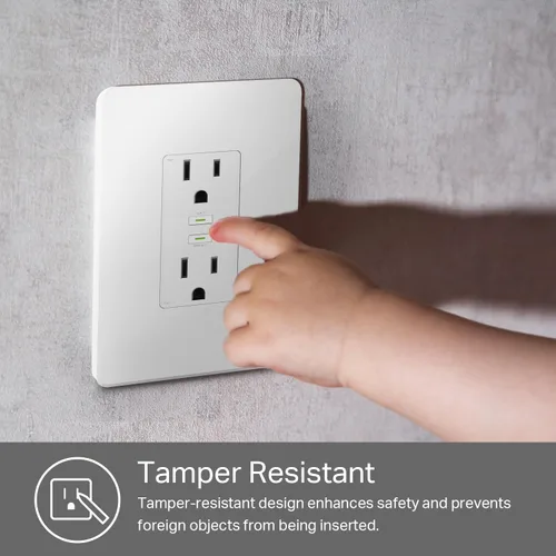 Vista 14 de Kasa Smart Plug KP200 - Enchufe inteligente para casa inteligente enchufe Wi-Fi de pared, funciona con Alexa, Google Home e IFTTT, no requiere hub