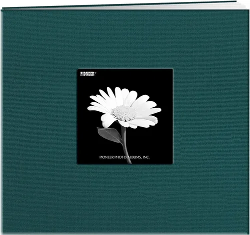 Vista 13 de Pioneer Libro de Memoria con Marco de Tela Frontal Postbound de 5 por 7 Pulgadas, Rojo Manzana