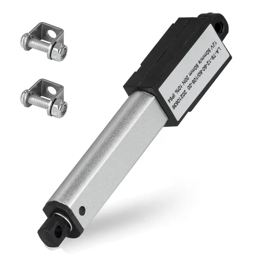 Vista 10 de DC HOUSE Mini Actuador Lineal Eléctrico Carrera 0.4"–Fuerza 4.5 lbs–12V Alta Velocidad 1.97"/seg–Peso 0.1KG Ideal para Campana de Cocina