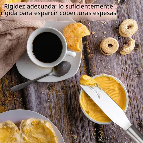 Vista 5 de Juego de espátulas para glaseado de pasteles, 4, 6, 8, 10 pulgadas, cuchillo esparcidor de glaseado para hornear, decorar pasteles