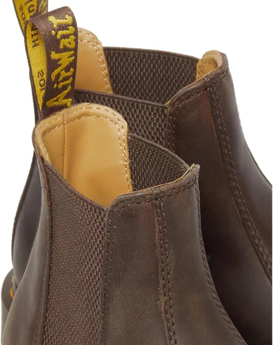 Vista 2 de Dr. Martens Botas Chelsea unisex, color marrón oscuro, Crazy Horse, 12 US para hombre