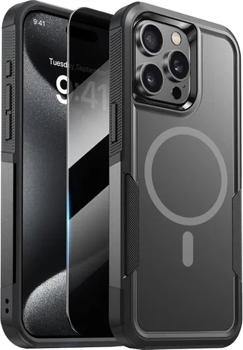 Vista 72 de Diaclara Funda diseñada para iPhone 12/iPhone 12 Pro, [con protector de pantalla de privacidad] [antiespía]