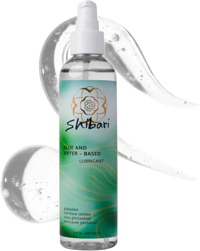 Vista 9 de Shibari Premium Aloe Water-Based Personal Lubricant for Couples and Women (Aloe, 4 Fl Oz)