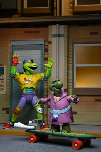 Vista 7 de NECA Figura de acción de Mondo Gecko Tortugas Ninja Mutantes Adolescentes