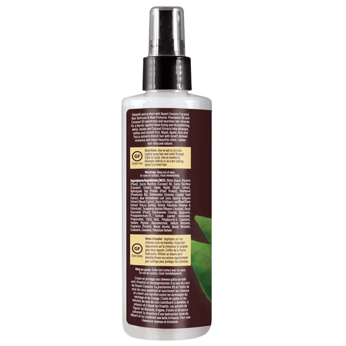 Vista 3 de Desert Essence Desfrizador de pelo de coco y protector de calor, 8 onzas líquidas, sin gluten, vegano, libre de crueldad, aceite de coco y extracto