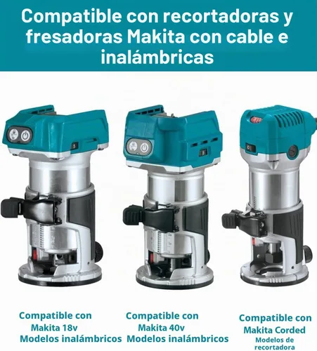 Vista 5 de Adaptador de riel de guía ToolCurve compatible con enrutador Makita - Fabricado en EE. UU