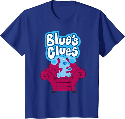 Vista 41 de Camiseta Blue's Clues On Red Sofa Negro