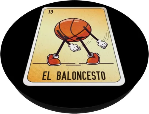 Vista 2 de El Baloncesto Mexican Slang Chicano Bingo Cards PopSockets Swappable PopGrip