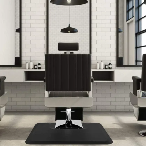 Vista 5 de Tapete para silla de salón de peluquería de 3 x 4 x 1/2 pulgadas de grosor, antifatiga para estilista, comodidad para salón de belleza, silla
