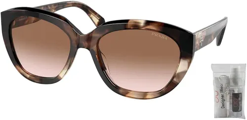 Vista 2 de Prada PR16XS Irregular Sunglasses for Women + BUNDLE With Designer iWear Complimentary Eyewear Kit