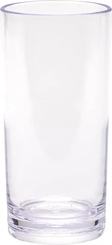 Vista 2 de G.E.T. 9-1-SAN-CL-EC - Vasos altos de plástico sin BPA, 9 onzas, transparentes, pequeños (juego de 4)
