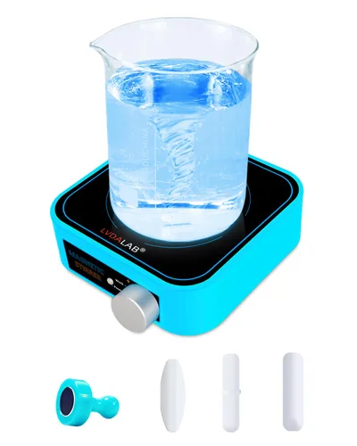 Vista 10 de Agitador magnético recargable de 101.4 fl oz, placa de agitación de Azul