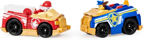 Vista 9 de Paw Patrol Adventure Bay Lookout Tower Playset con 2 vehículos de metal fundido a escala 1:55 (Chase y Marshall): Twin Track Rescue Way, set de 25