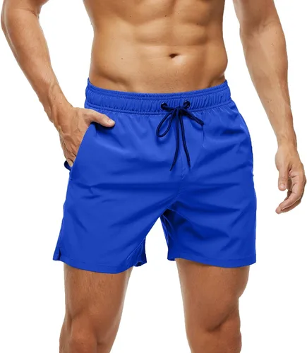 Vista 3 de Traje de baño para hombre, para gimnasio, atletismo, entrenamiento, correr, deportes, golf, descanso, ropa casual de verano y playa
