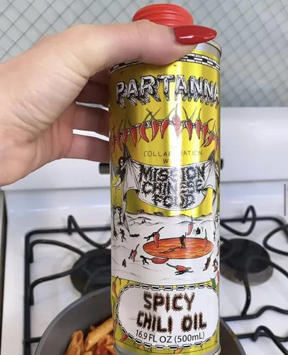 Vista 5 de Partanna Mission - Aceite picante, pimienta, 16.9 onzas líquidas