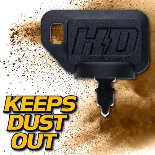 Vista 3 de HD Switch Interruptor de llave de encendido para arranque que reemplaza a John Deere 110 112 120 140 200 208 210, con 3 llaves y accesorios