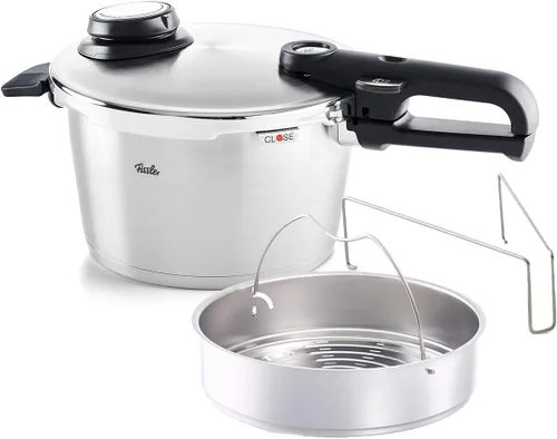 Vista 19 de Fissler Vitavit Premium - Olla a presión premium con inserto de vapor, 2.6 cuartos