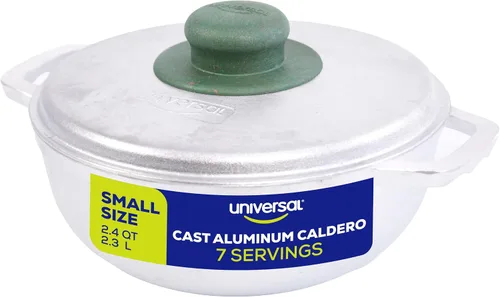 Vista 16 de Universal (Extra Pequeño) Caldero 4 Tazas – 1.3 Cuartos / 1.2 L, Olla de Aluminio Inoxidable, Distribución Uniforme del Calor y Olla de Horno