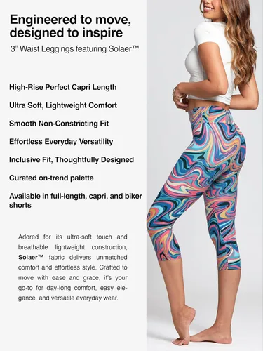 Vista 360 de Conceited - Leggings para mujer, longitud completa, ciclismo y capri, talla regular y extragrande