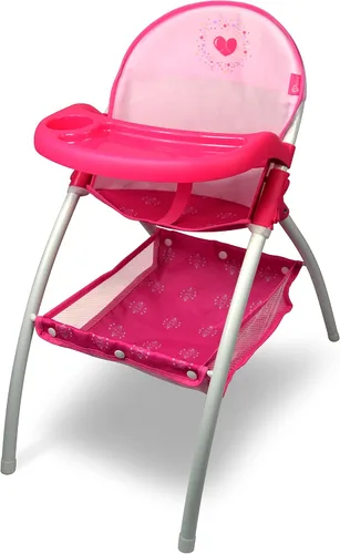 Vista 13 de Colección de muñecas Anivia, cochecito de muñeca con diseño de corazón, regalos para niños pequeños y niñas, cochecito de muñeca plegable